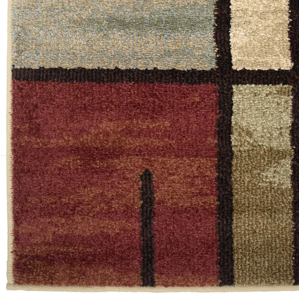 Decoration Home Spice Grid Area Rug